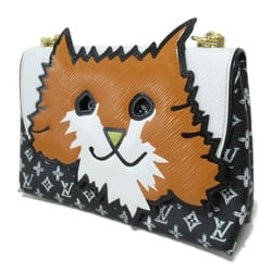 LOUIS VUITTON Catgram Cat Pochette ChainShoulder Bag Brown Catgram PVC coated canvas M52935