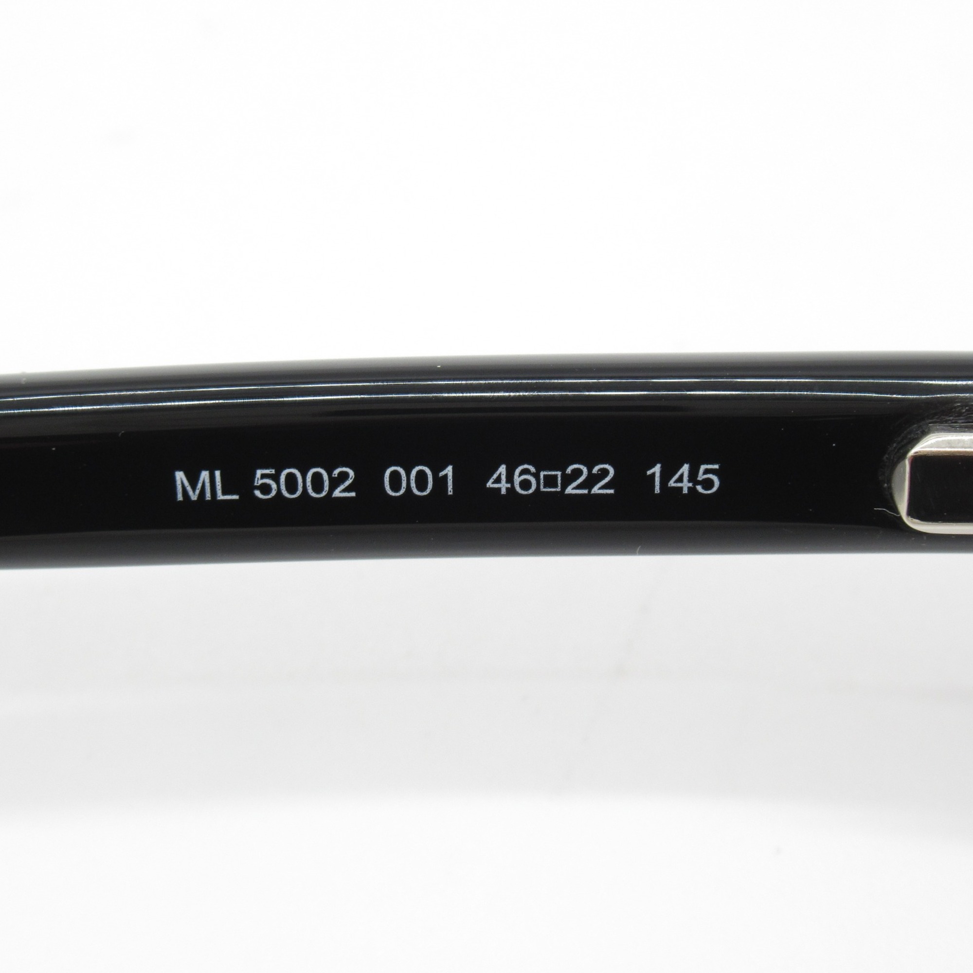 MONCLER Date Glasses Glasses Frame Black Plastic 5002 001(46)