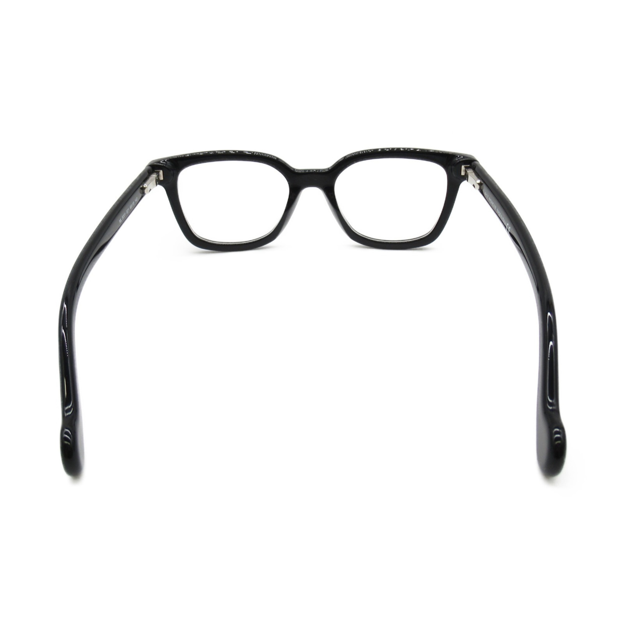 MONCLER Date Glasses Glasses Frame Black Plastic 5001 001(49)