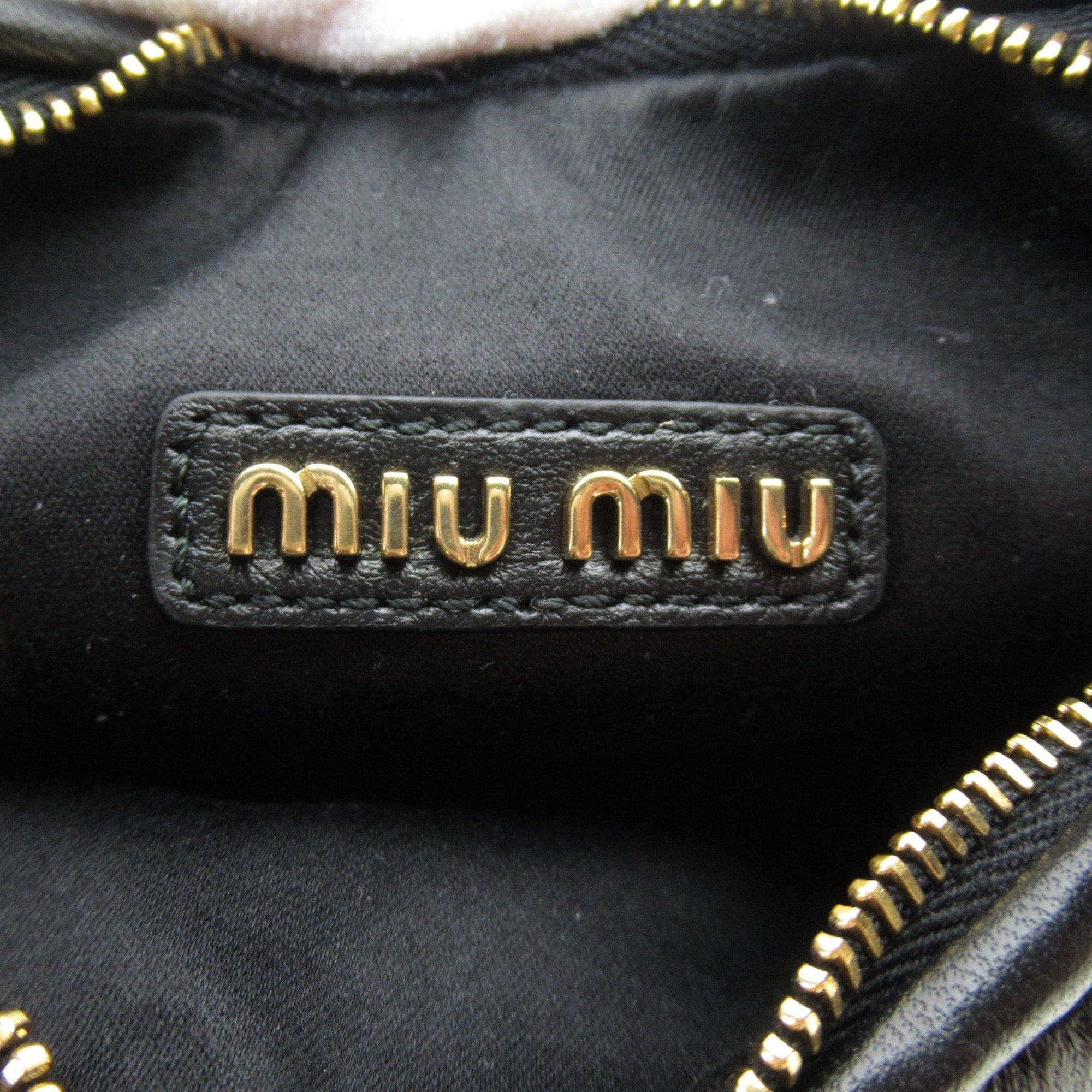 Miu Miu Handbag Shoulder Bag Wonder MatelasseShoulder Bag Black leather 5BP078N88F0002