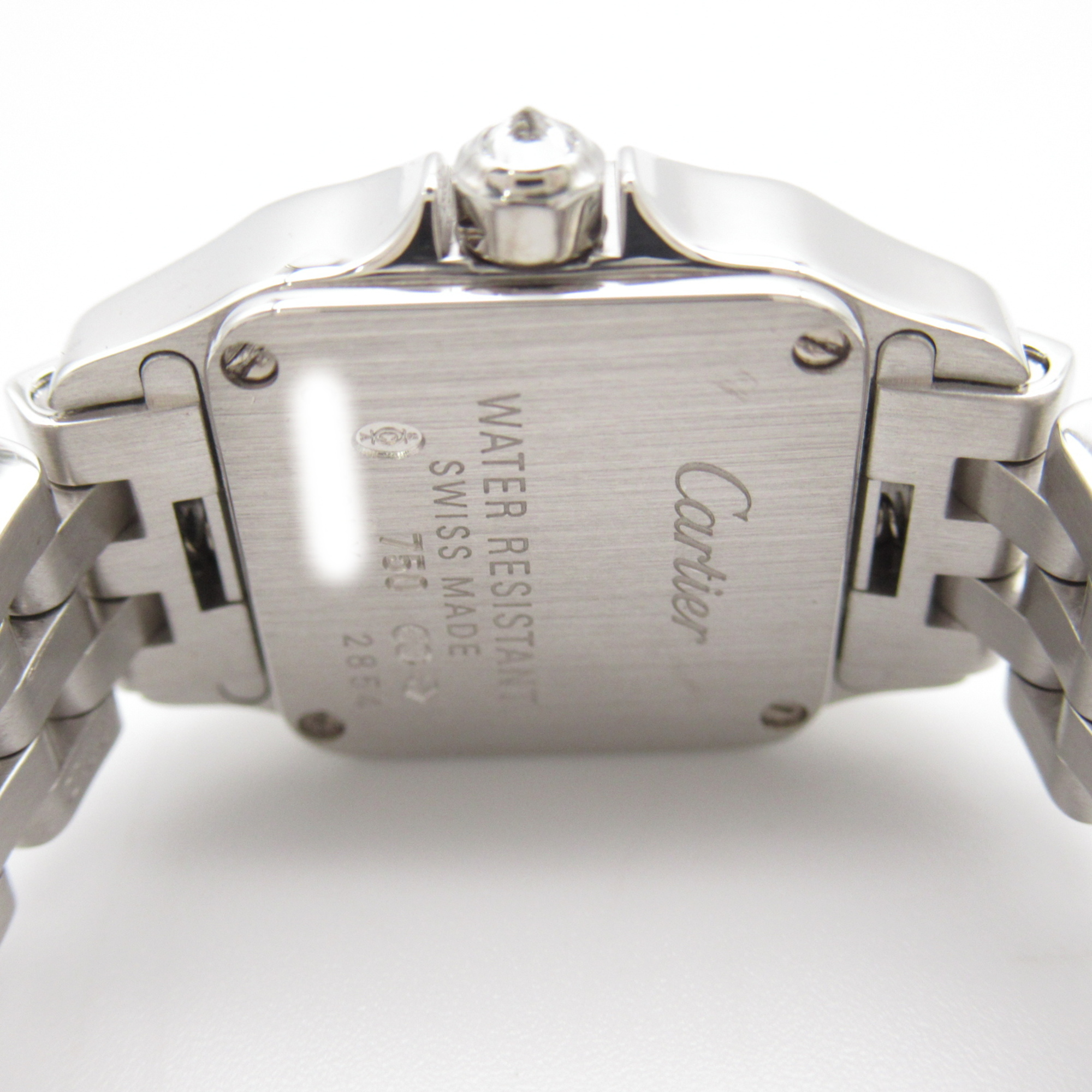 CARTIER Mini Santos Demoiselle Diamond Bezel Wrist Watch Wrist Watch WF9005Y8 Quartz Silver  K18WG(WhiteGold) diamo WF9005Y8