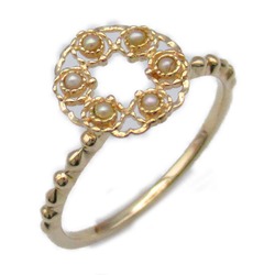 NOJESS Pearl ring Ring Gold  Pearl /K10YG Gold