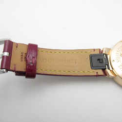 LOUIS VUITTON Tambour Slim Star Blossom MM Wrist Watch Wrist Watch Q1E02Z Mechanical Automatic Black  K18PG(Rose Gol Q1E02Z