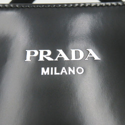PRADA Shopping Tote Bag Black NERO leather 2VG113ZO6F0002