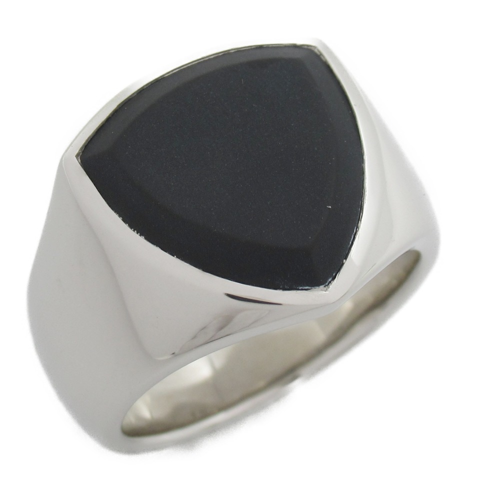 TOM WOOD Shield BlackOnyx Ring Ring Ring Silver Silver925 Silver