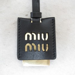 Miu Miu Matelasse leather mini bag ChainShoulder Bag Black leather 5BP045N88F0002