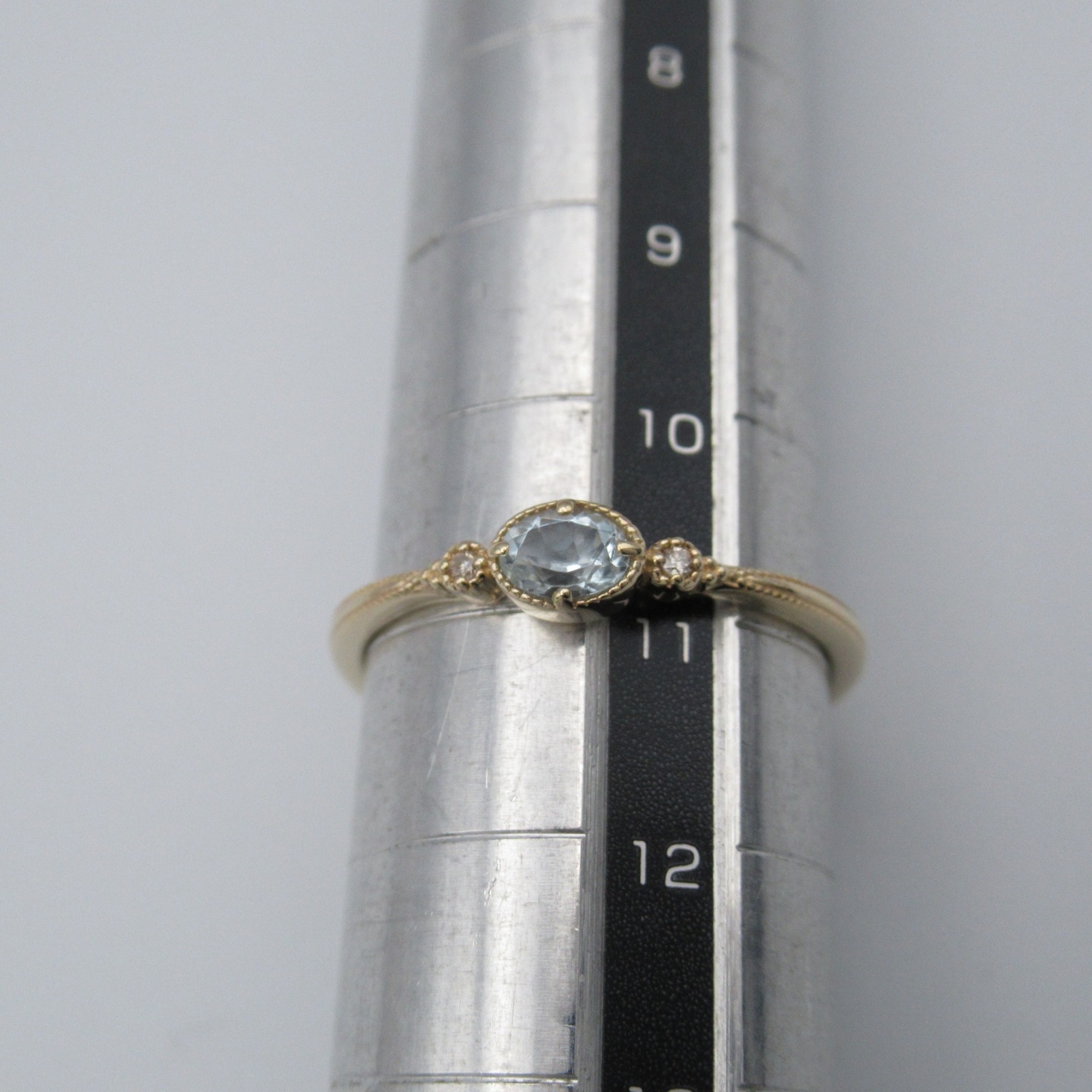 NOJESS colored stone ring Ring Blue  diamond K10YG Blue