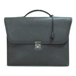 Valextra Business bag Gray charcoal leather