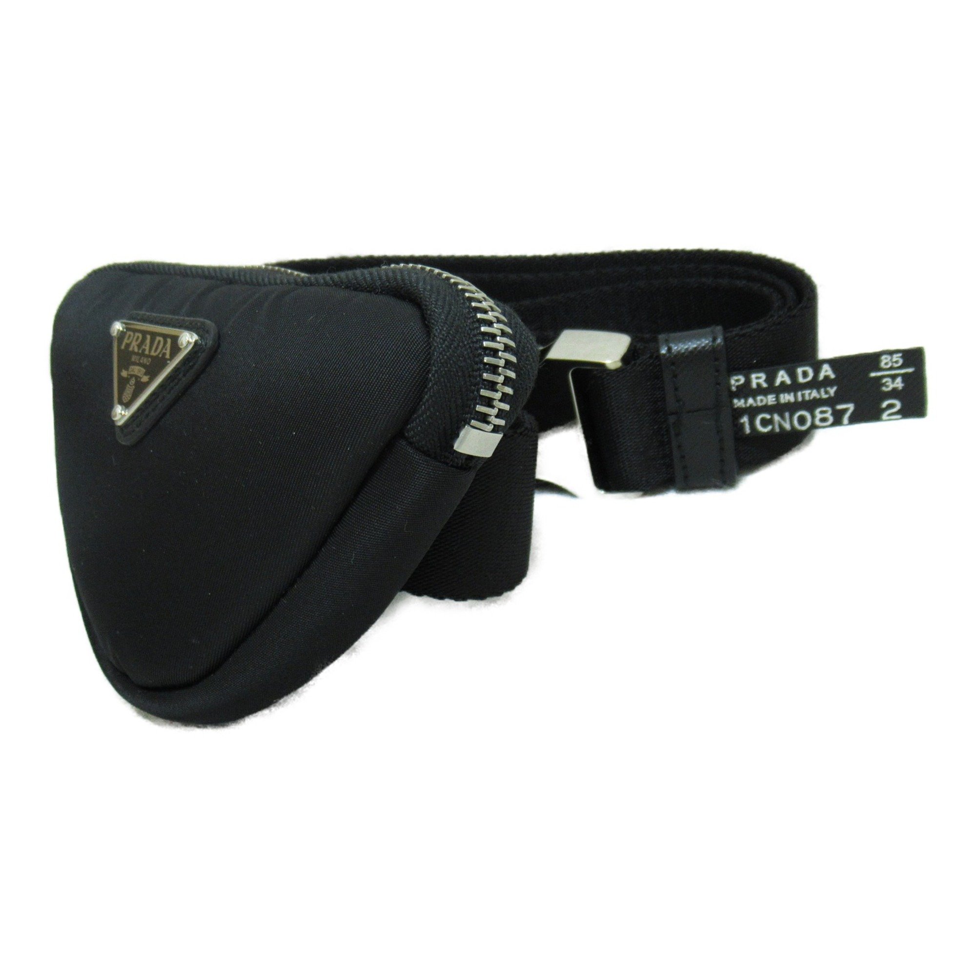 PRADA belt with pouch Black polyester polyamide 1CN0872DMNF000285