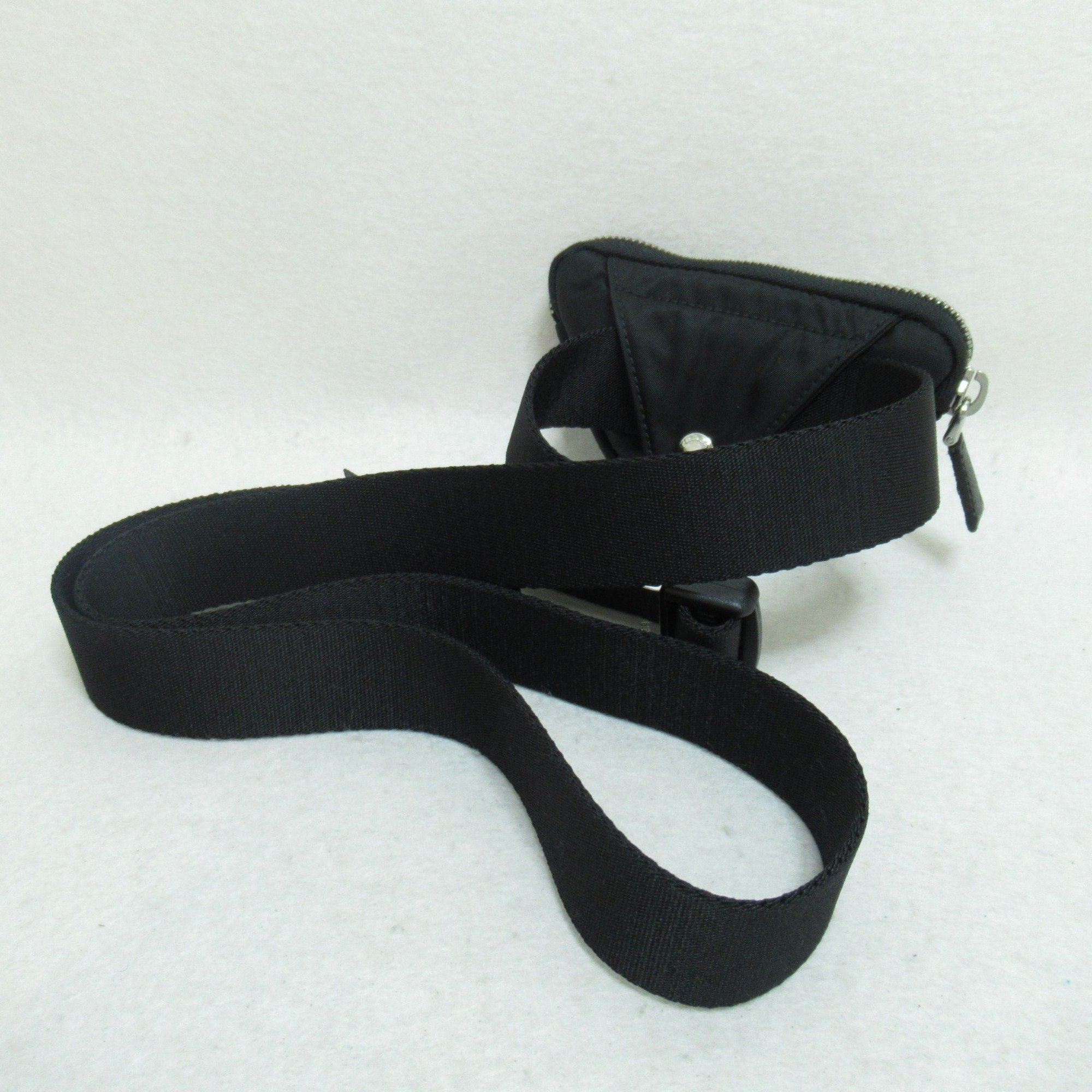 PRADA belt with pouch Black polyester polyamide 1CN0872DMNF000285