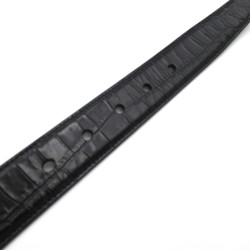 SAINT LAURENT cassandra belt Black Embossed leather 634440DZE0E100090