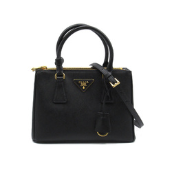 PRADA Shoulder Bag Galleria Black Safiano leather 1BA896NZV F0002