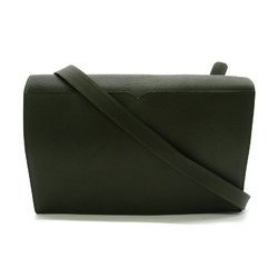 Valextra Shoulder Bag Green leather