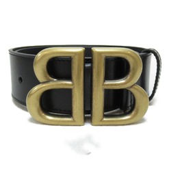 BALENCIAGA BALENCIAGAxGUCCI BB Belt Large Belt Black leather 680453
