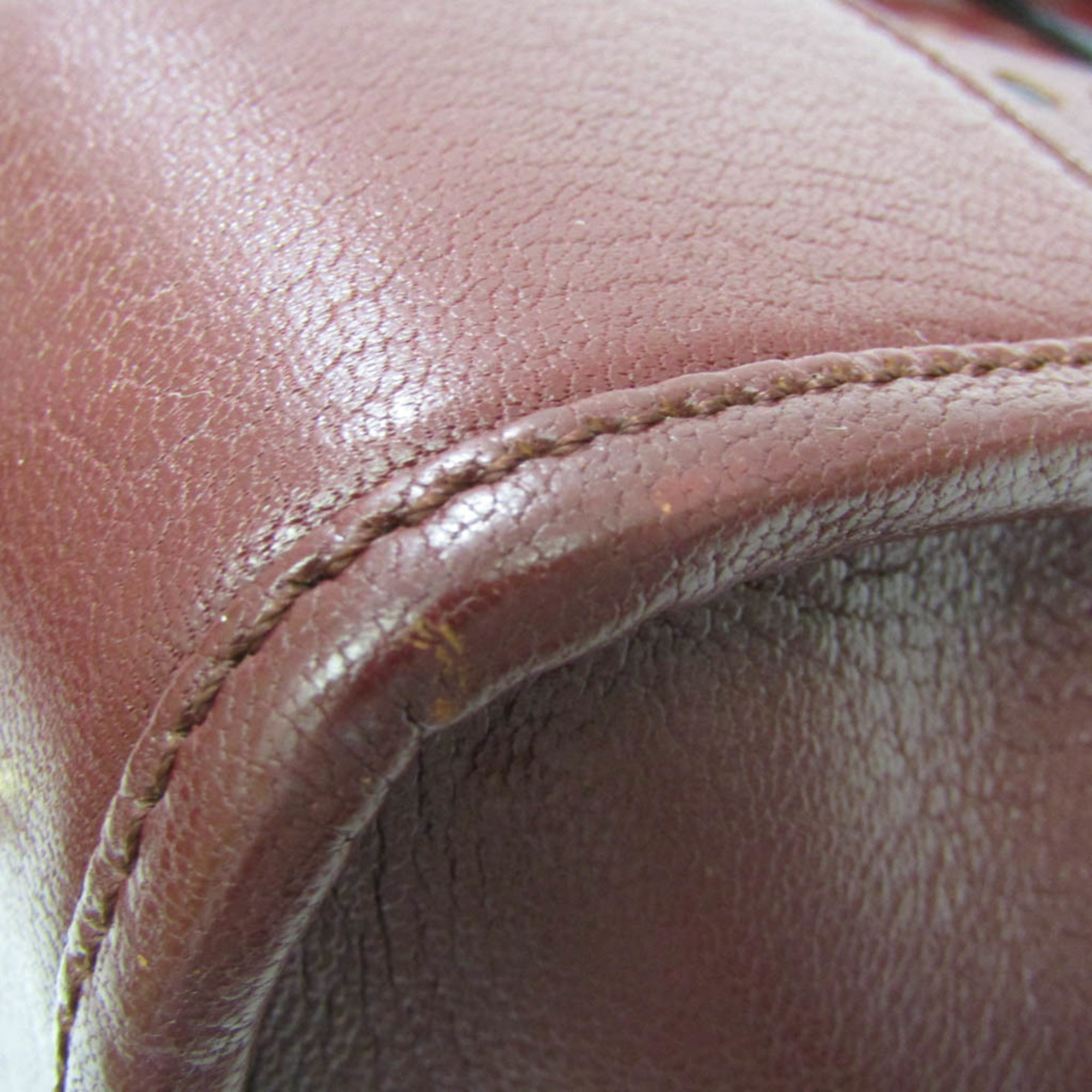 Loewe Amazona Punching Leather Women's Leather Handbag,Shoulder Bag Bordeaux