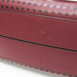 Loewe Amazona Punching Leather Women's Leather Handbag,Shoulder Bag Bordeaux