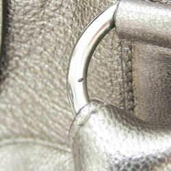Salvatore Ferragamo Gancini AU-21/5370 Women's Leather Handbag Bronze