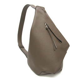 Loewe Anton Backpack Women's Leather Shoulder Bag Grayish