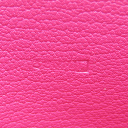 Hermes Azap Classic Women's Chevre Leather Long Wallet (bi-fold) Rose Tyrien