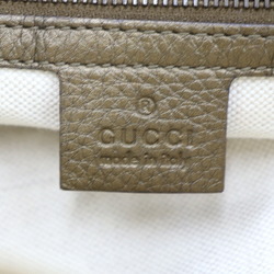 GUCCI Gucci Handbag 269963 Leather Bronze Gold Hardware GG 2WAY Shoulder Bag