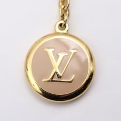 LOUIS VUITTON Portocle LV Enemode Keychain M00819 Metal Gold Beige Purple Pink Bag Charm Keyring Heart Flower Circle Logo Vuitton