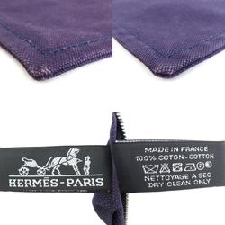 Hermes HERMES Pouch Multi Case BAIN Cotton Purple Ladies