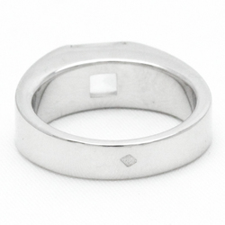 Cartier Tank Ring White Gold (18K) Fashion Moonstone Band Ring Silver