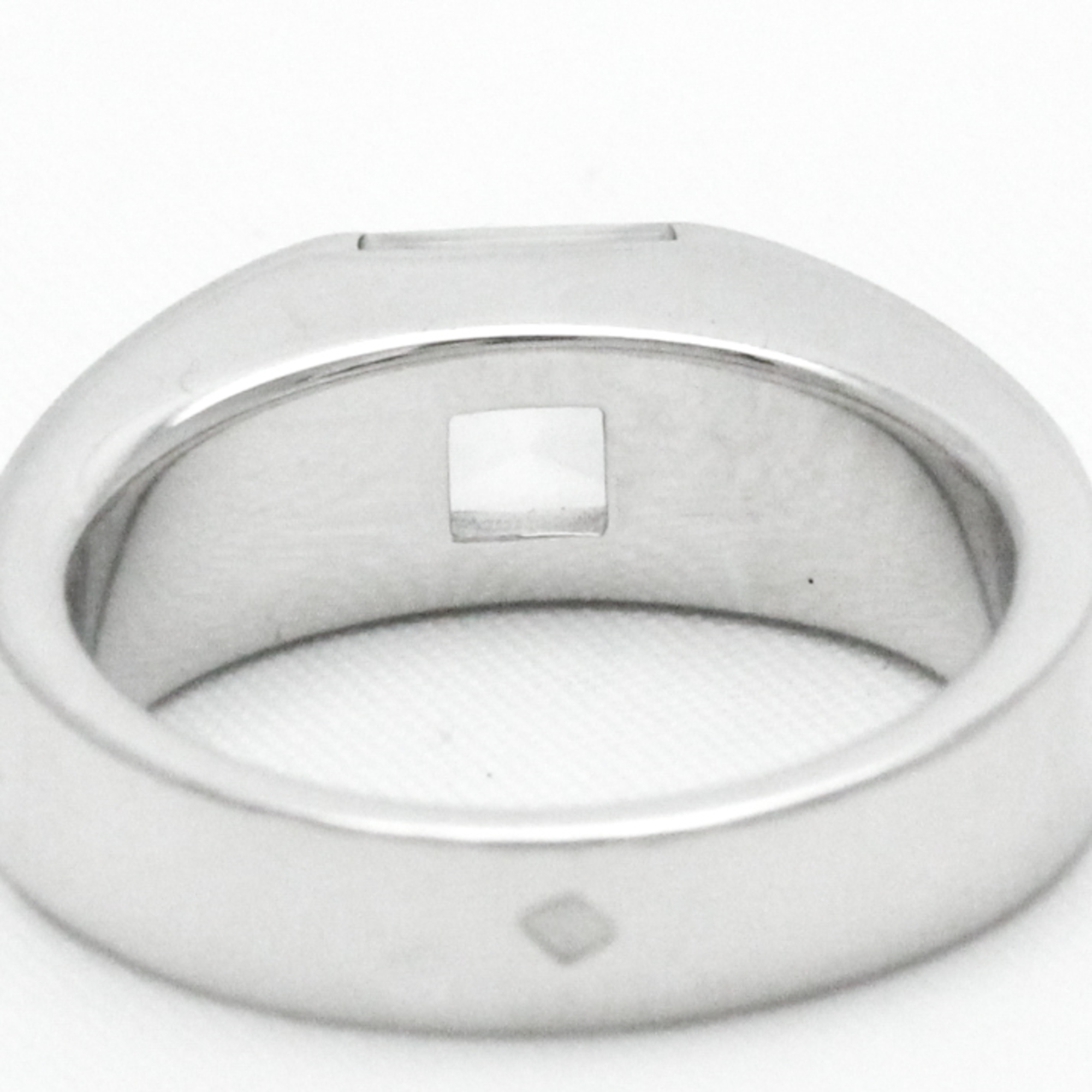 Cartier Tank Ring White Gold (18K) Fashion Moonstone Band Ring Silver