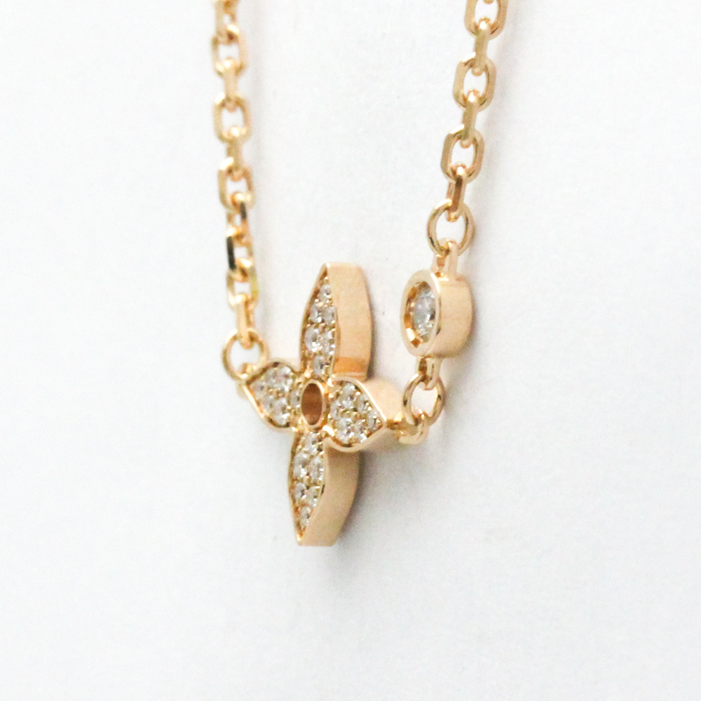 Louis Vuitton 18k Gold Idylle Blossom Necklace with Diamond