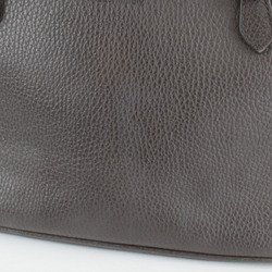 GUCCI Gucci handbag leather dark brown ladies