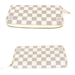 LOUIS VUITTON Louis Vuitton Zippy Wallet N41660 Long Damier Azur Canvas Women's