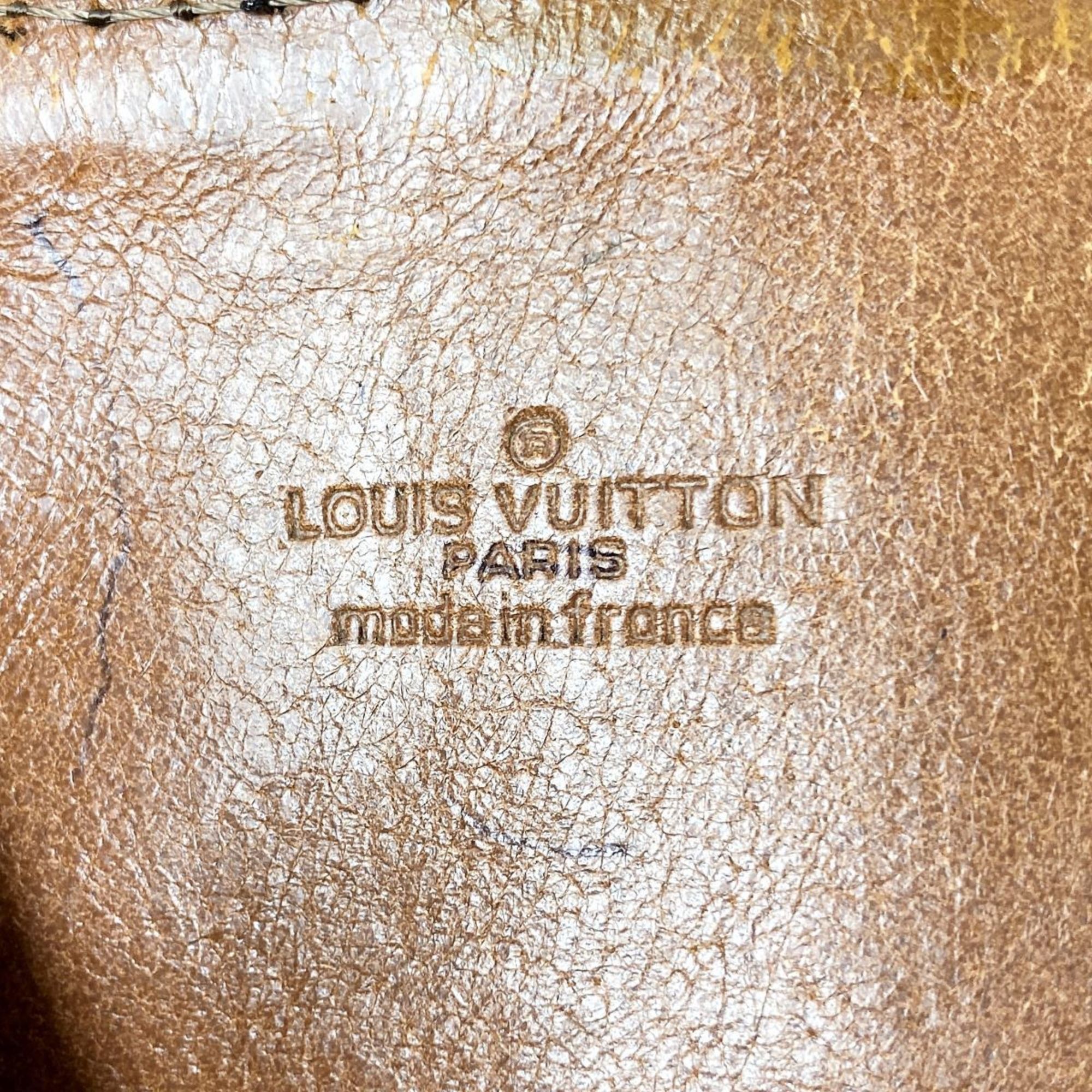 LOUIS VUITTON Posh Document (Old) Clutch Bag Thin Case Dark Brown PVC Men's Women's M53456