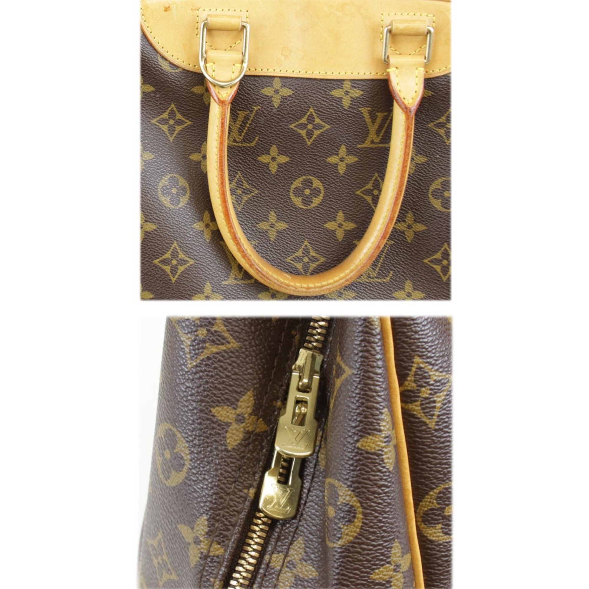 LOUIS VUITTON Deauville M47270 Tote Bag Monogram Canvas Women's