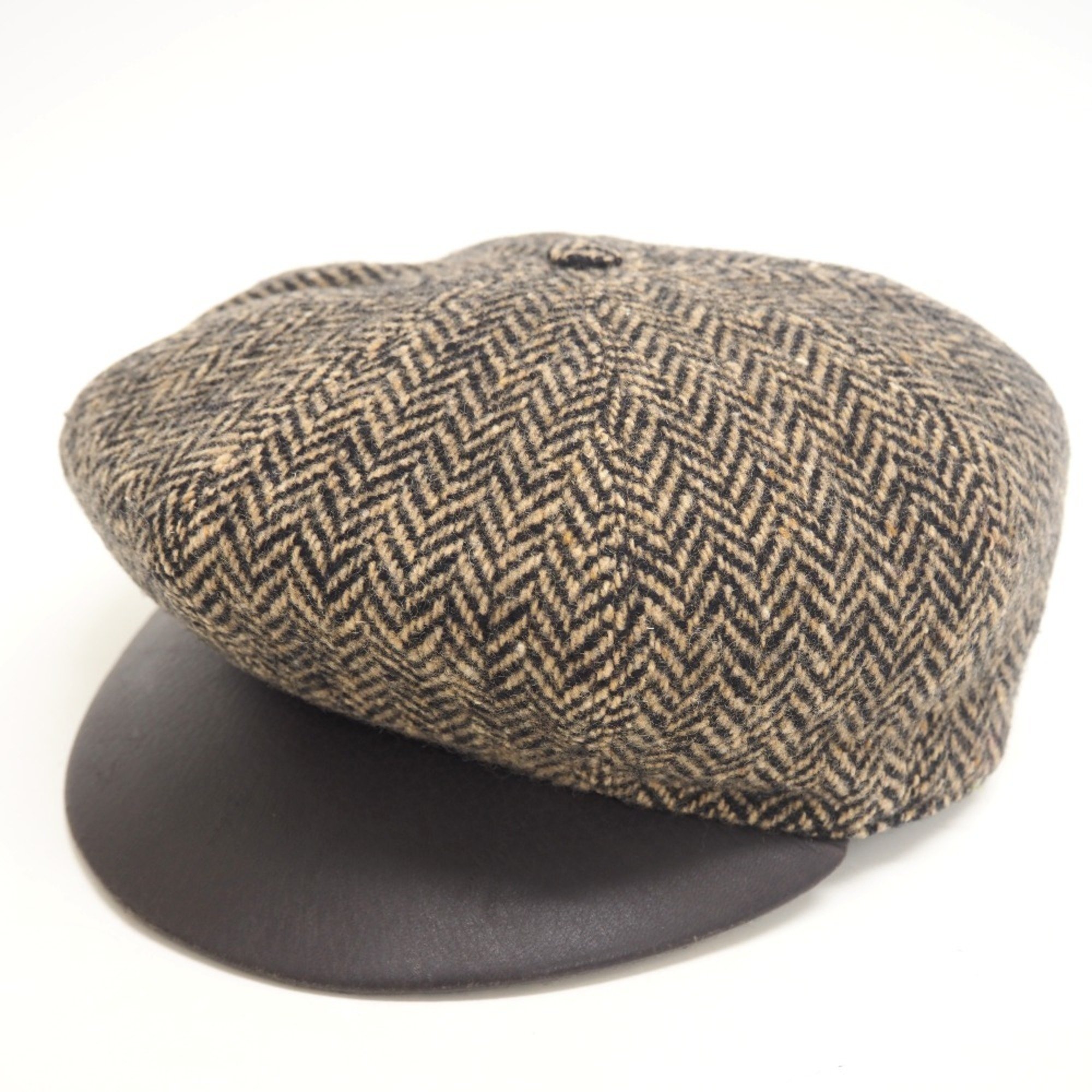 HERMES/Hermes 57 Casquette Brown Unisex