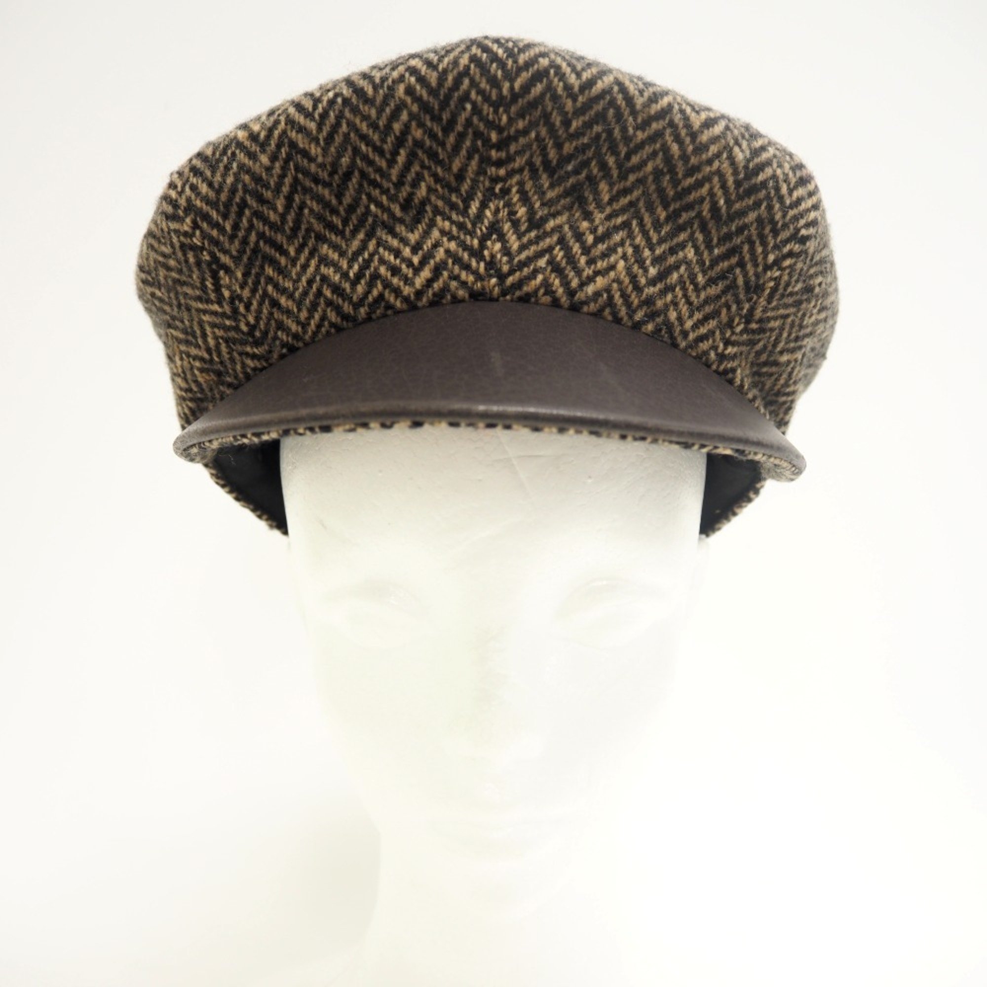 HERMES/Hermes 57 Casquette Brown Unisex