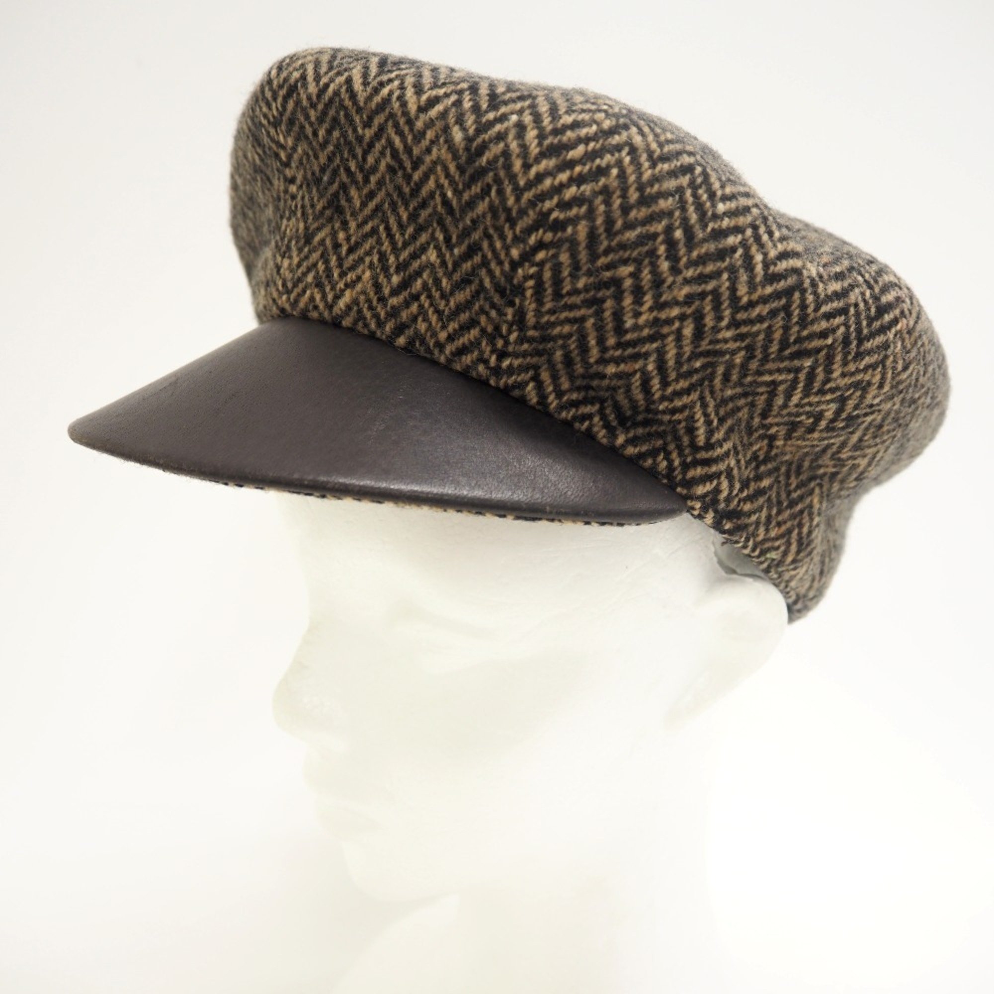 HERMES/Hermes 57 Casquette Brown Unisex