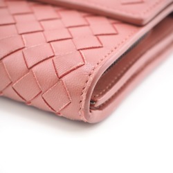 BOTTEGA VENETA/Bottega Veneta Intrecciato Long Wallet Pink Women's