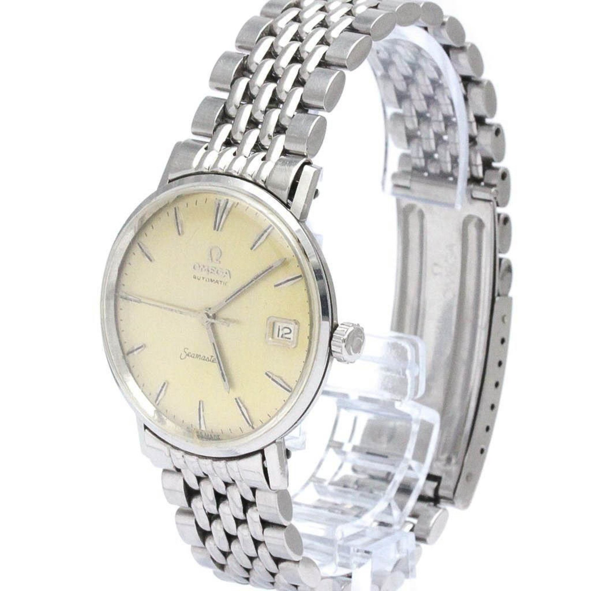 OMEGA Seamaster Cal 562 Rice Bracelet Automatic Steel Mens Watch BF565492