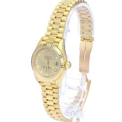 ROLEX Datejust 79178G K Serial Diamond Yellow Gold Ladies Watch  BF566037