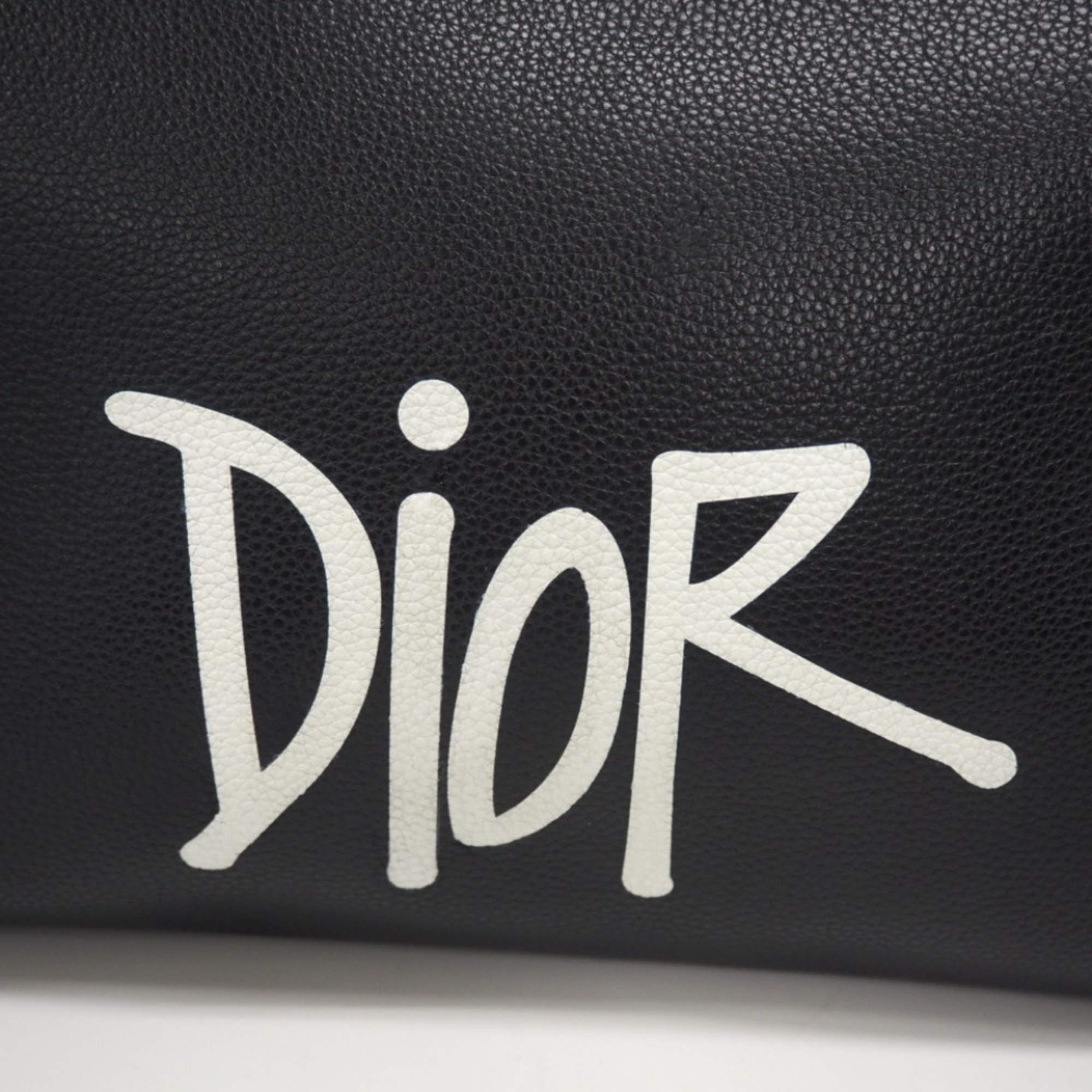 Christian Dior/Christian Dior Sean Stussy Clutch Bag Black Men's