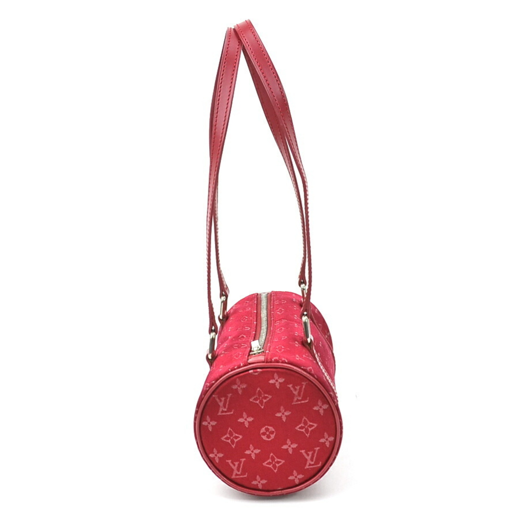 LOUIS VUITTON Handbag Monogram Satin Little Papillon/Monogram Rouge Women's M92353
