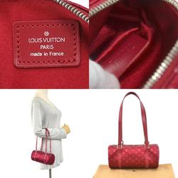 LOUIS VUITTON Handbag Monogram Satin Little Papillon/Monogram Rouge Women's M92353