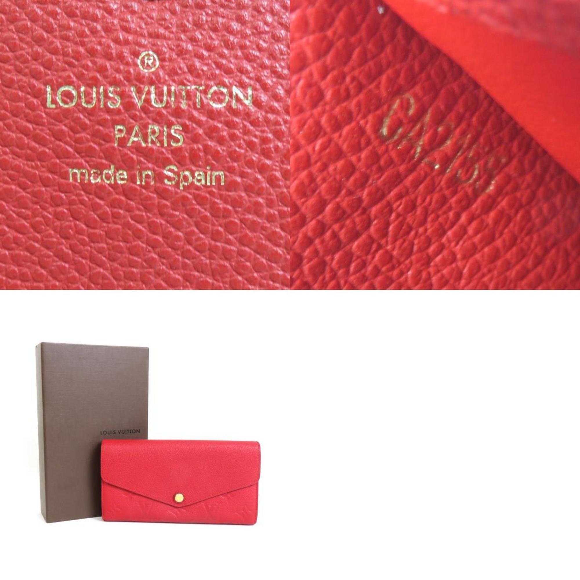 LOUIS VUITTON Long Wallet Monogram Emprene Portefeuille Sarah Threes Unisex M61181