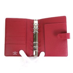 LOUIS VUITTON Notebook Cover Epi Agenda MM Leather Castilian Red Unisex R2004E