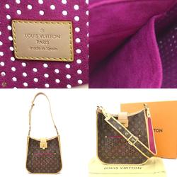 LOUIS VUITTON Shoulder Bag Monogram Perfot Musette Canvas Brown/Fuchsia Women's M95172