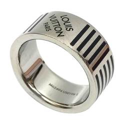 LOUIS VUITTON Berg Damier Colors Ring M62494 L size Silver color Louis Vuitton