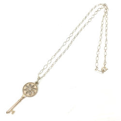 Tiffany TIFFANY & Co Daisy Key Necklace Pendant Silver Diamond