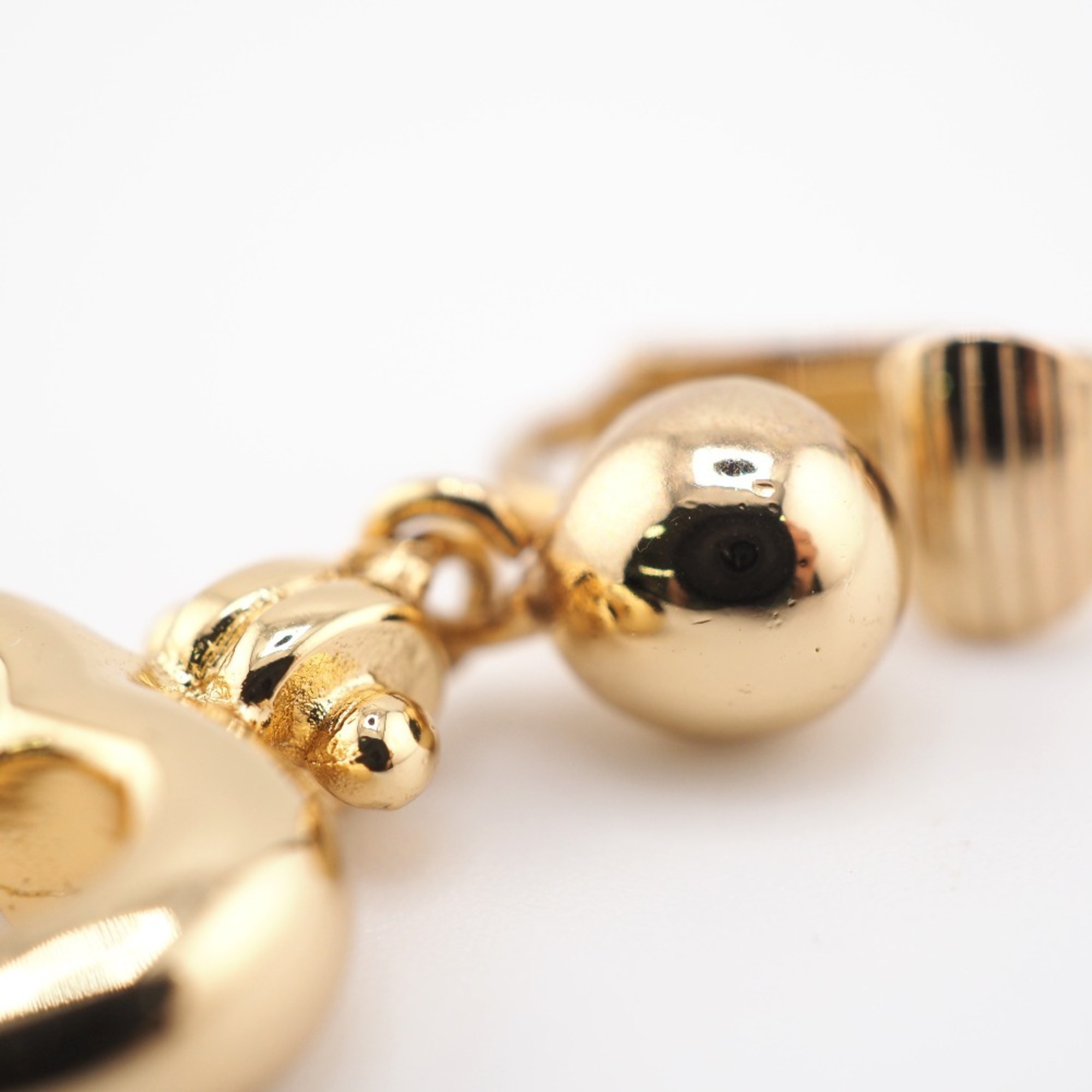 Christian Dior/Christian Dior heart earrings gold ladies
