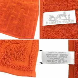 HERMES Face Towel Set of 2 100% Cotton Stairs Orange Men's Women's Unisex