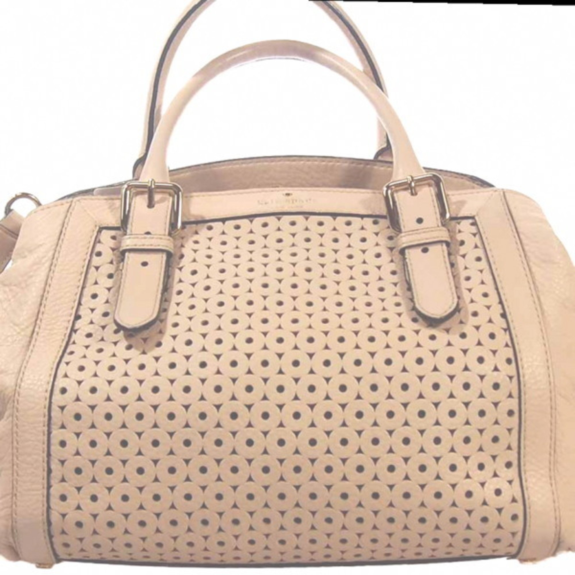 Kate Spade 2WAY Pink Beige Handbag